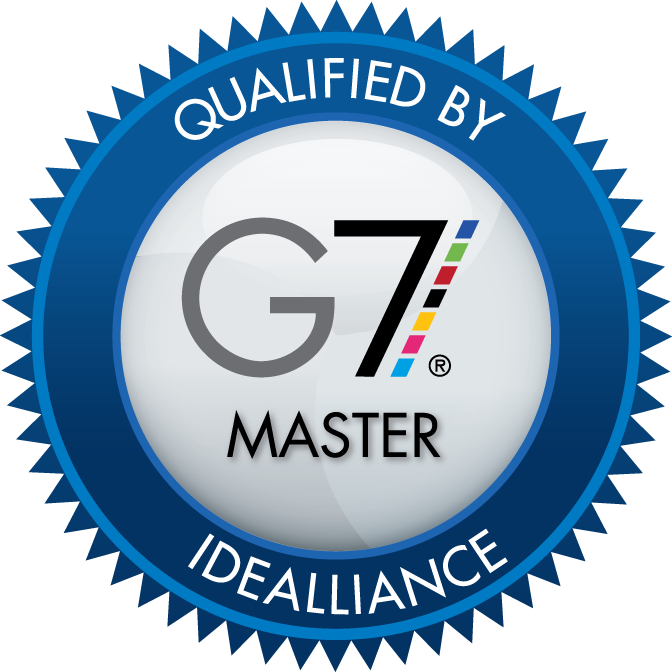 Quest Graphics & Packaging is a G7 Certified Master Printer