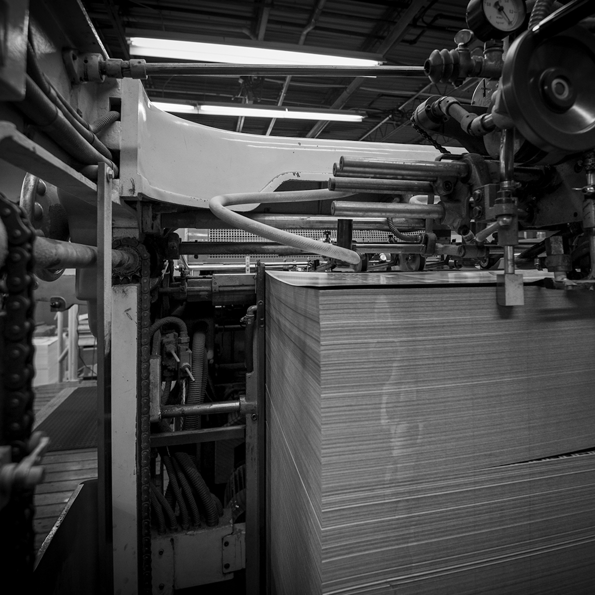 Inside the plant, the Quest Graphics team makes production possible